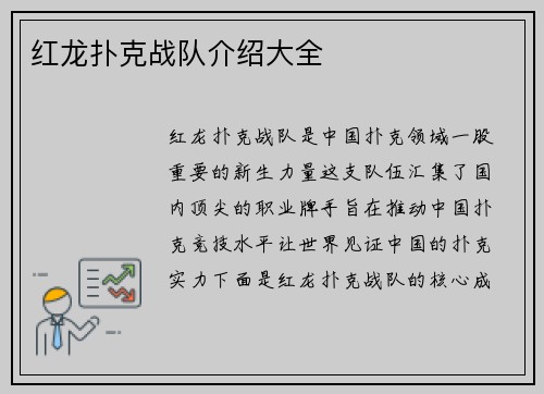 红龙扑克战队介绍大全
